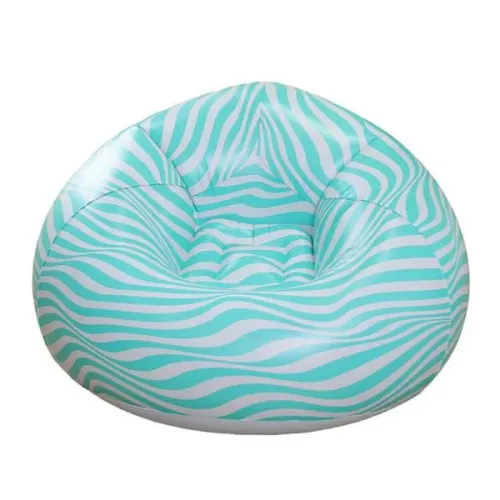 3D Stripe Inflatable Lazy Sofa Chair