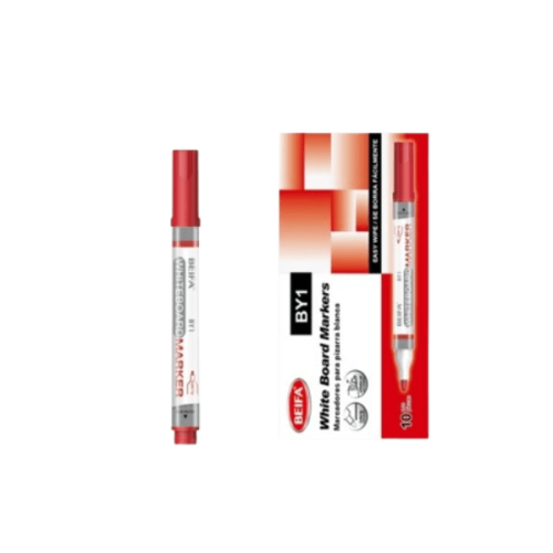 Refillable Whiteboard Marker – 3.0mm Red Fiber Tip