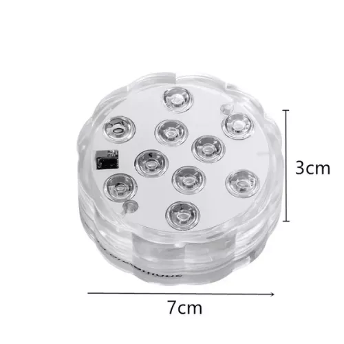 2-Pack Submersible LED Lights with Remote Control