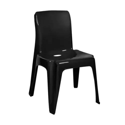 Heavy Duty Plastic Chair with Comfortable Ergonomic Design